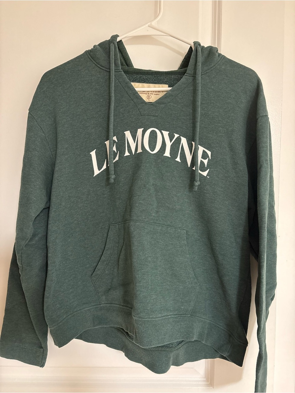 LE MOYNE Green Crewneck Hoodie Sweater